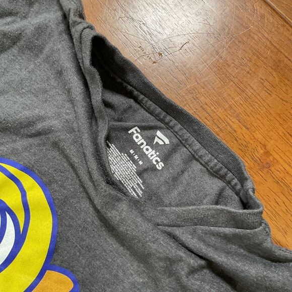 Los Angeles Rams NFL Fanatics Shirt Men's Medium Gray Long Sleeve - Picture 6 of 7